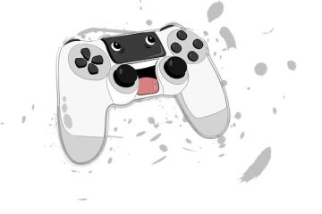 game controller coloring page